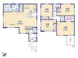 八潮市鶴ケ曽根2期　全2棟　2号棟