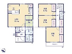 川口市戸塚東第11　全2棟　1号棟