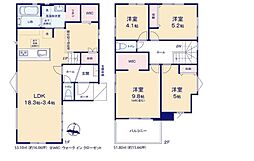 吉川市新栄3期　全1棟