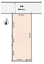 草加市稲荷6丁目　売地