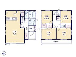 草加市稲荷4丁目27番　全2棟　B号棟