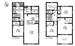春日部市南中曽根　全1棟
