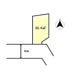 草加市谷塚上町　売地