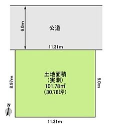 春日部市大枝　全1区画