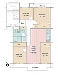 三郷早稲田団地4−2−2号棟