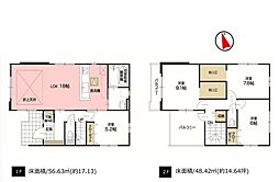 越谷市赤山町22期　全1棟