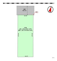 草加市稲荷6丁目　売地
