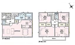 八潮市南川崎第15　全11棟　10号棟