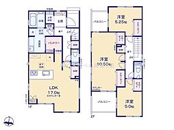 越谷市登戸町　全3棟　2号棟