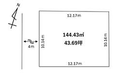 越谷市千間台西4丁目　売地