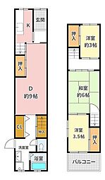 西淀川区歌島3丁目　中古テラスハウス