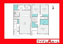西尾市熊味町北十五夜2期　A棟