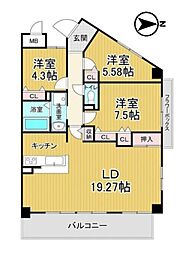 ロワイヤル岡田・手柄山公園 601