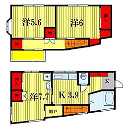 津田沼　戸建貸家