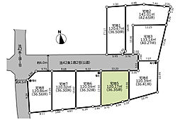 売地　藤沢市高倉　5区画