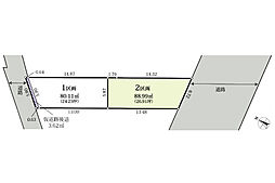 売地　藤沢市鵠沼神明3丁目　2区画