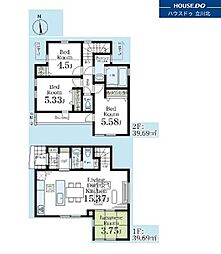 府中市是政3丁目　全2棟1号棟　新築分譲住宅