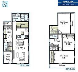 八王子市下恩方町209番　全2棟1号棟　新築分譲住宅