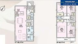 国分寺市東戸倉1丁目　全3棟1号棟　新築分譲住宅