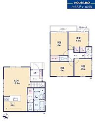 福生市熊川 全3棟1号棟 新築分譲住宅