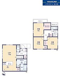 福生市熊川 全3棟2号棟 新築分譲住宅