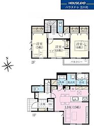 福生市熊川338番　全2棟1号棟　新築分譲住宅