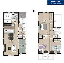 福生市加美平3丁目　全3棟2号地　新築分譲住宅