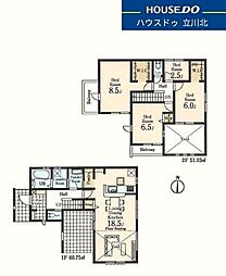 東大和市中央2丁目　全2棟1号棟　新築分譲住宅