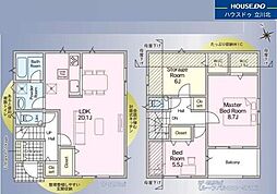 昭島市拝島町3丁目　全3棟1号棟　新築分譲住宅