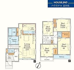 日野市三沢4丁目　全2棟2号棟　新築分譲住宅