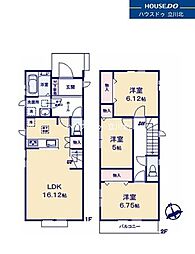 昭島市福島町2丁目　全3棟A号棟　新築分譲住宅