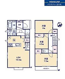 昭島市福島町2丁目　全3棟B号棟　新築分譲住宅