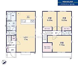 武蔵村山市残堀5丁目　全4棟2号棟　新築分譲住宅