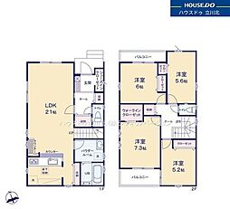 東大和市新堀3丁目　全1棟　新築一戸建住宅