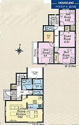 福生市熊川　全4棟3号棟　新築分譲住宅