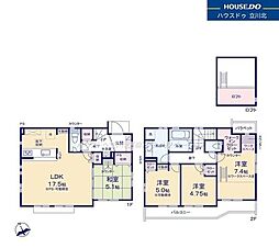 立川市砂川町4丁目　全1棟　新築一戸建住宅