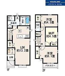 小平市回田町　全4棟B号棟　新築分譲住宅