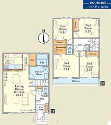 八王子市子安町 全3棟3号棟 新築分譲住宅