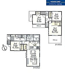 武蔵村山市残堀1丁目　全8区画8号棟　新築分譲住宅