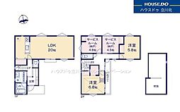 日野市大坂上3丁目　全3棟1号棟　新築一戸建住宅