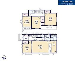 武蔵村山市学園4丁目　全2棟Ｂ号棟　新築分譲住宅