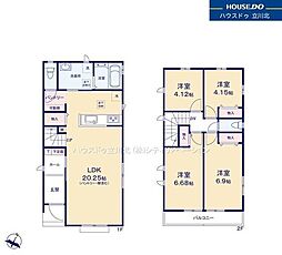 西多摩郡瑞穂町箱根ヶ崎西松原　全3棟A号棟　新築分譲住宅