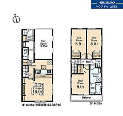 八王子市元横山町3丁目　全2棟1号棟　新築分譲住宅