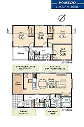 福生市大字福生2976　全3棟3号棟　新築分譲住宅