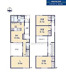 八王子市椚田町　全3棟2号棟　新築分譲住宅