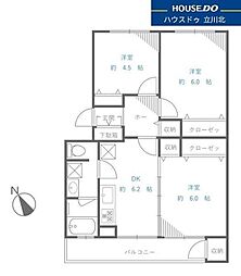 立川羽衣町住宅 3号棟　303号室