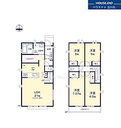 昭島市宮沢町2丁目　全2棟A号棟　新築分譲住宅