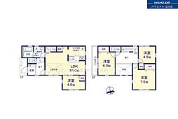 昭島市宮沢町2丁目　全14棟11号棟　新築分譲住宅
