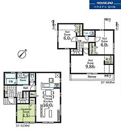 八王子市下恩方町266　全9棟7号棟　新築分譲住宅