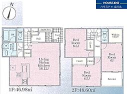 多摩市百草1142　全9棟 8号棟　新築分譲住宅